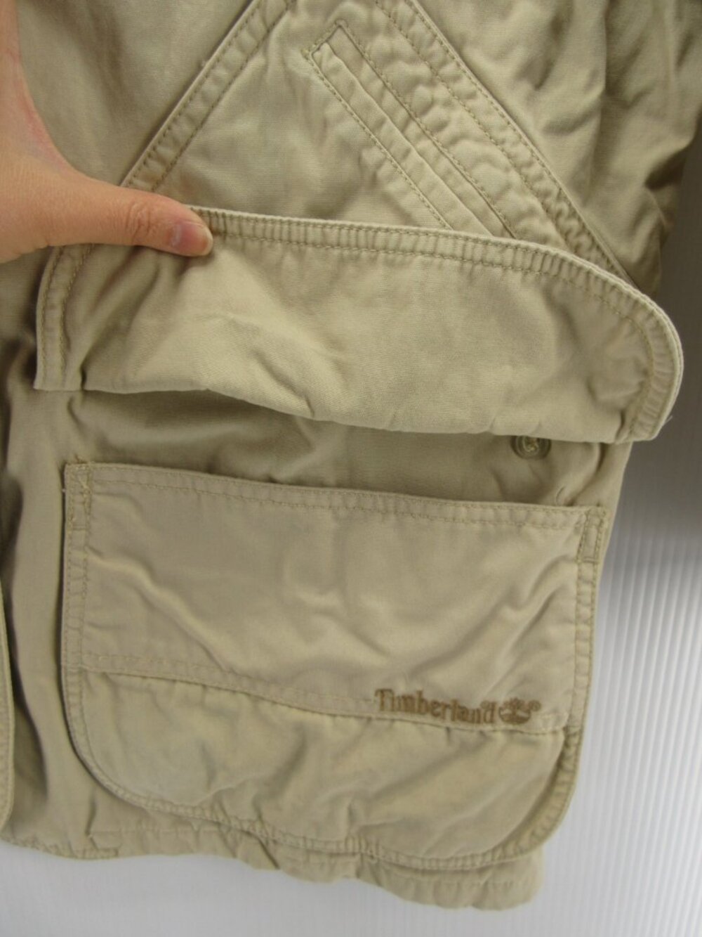 VTG Timberland Jacket Small Weathergear Barn Chore Leather Collar * - Picture 8 of 16